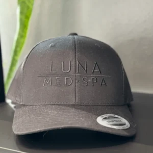 Luna Med Spa Mesh Snapback Hat Black